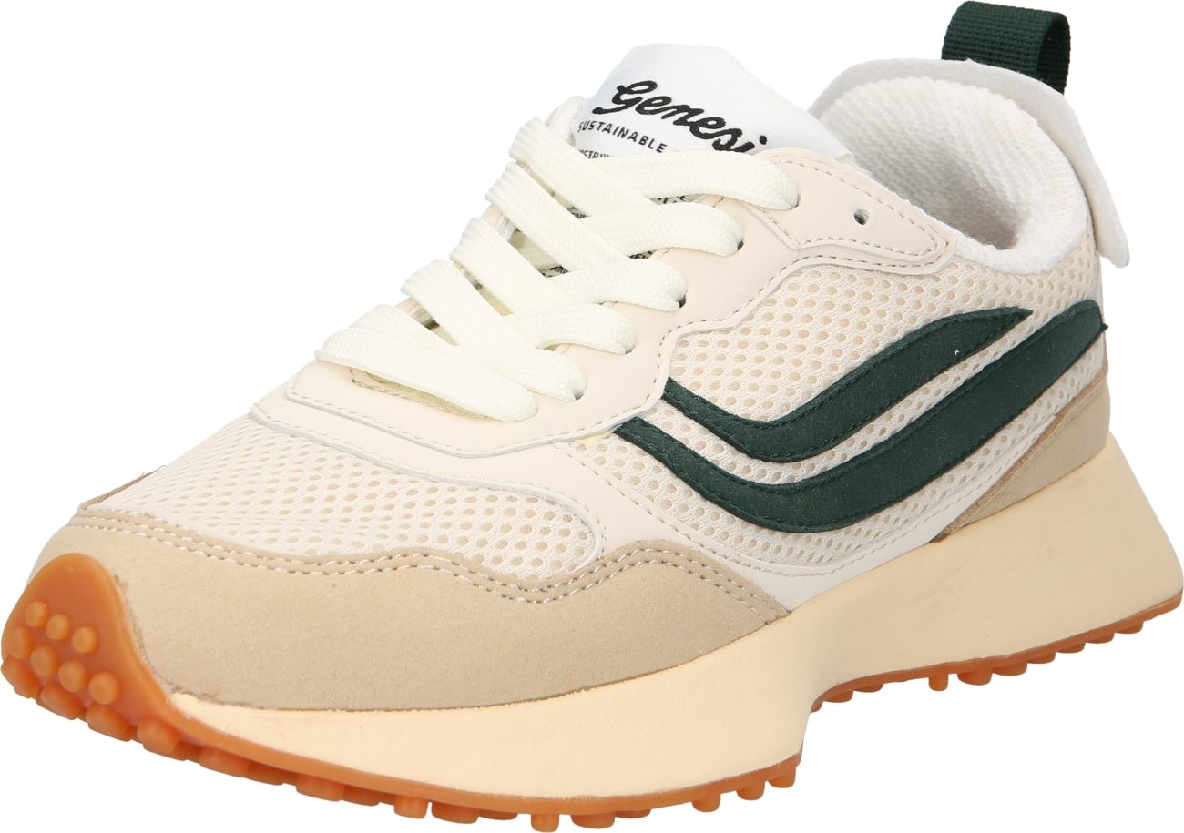 Tenisky 'Marathon' Genesis písková / smaragdová / bílá