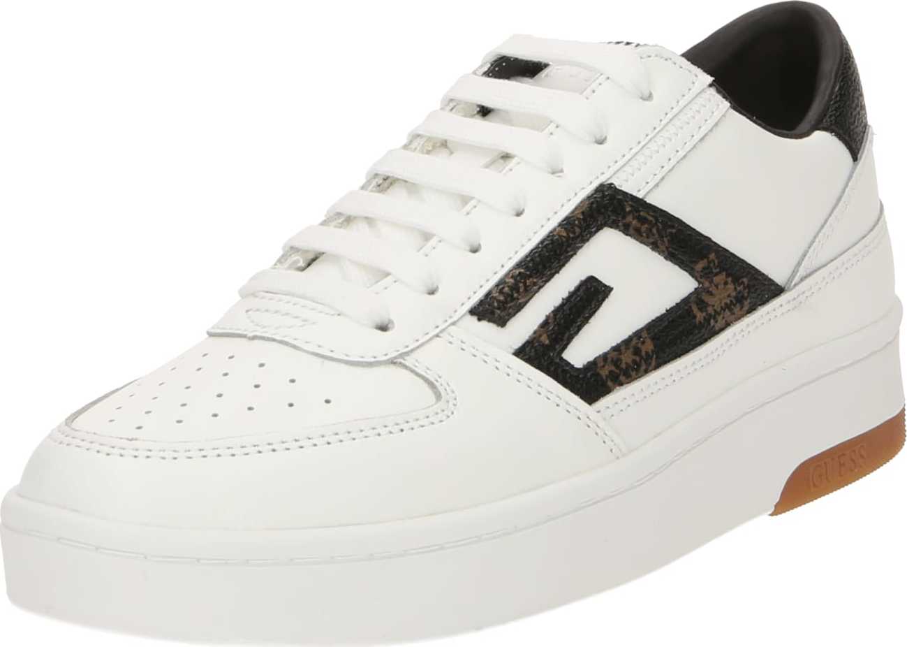 Tenisky 'Silina' Guess černá / bílá