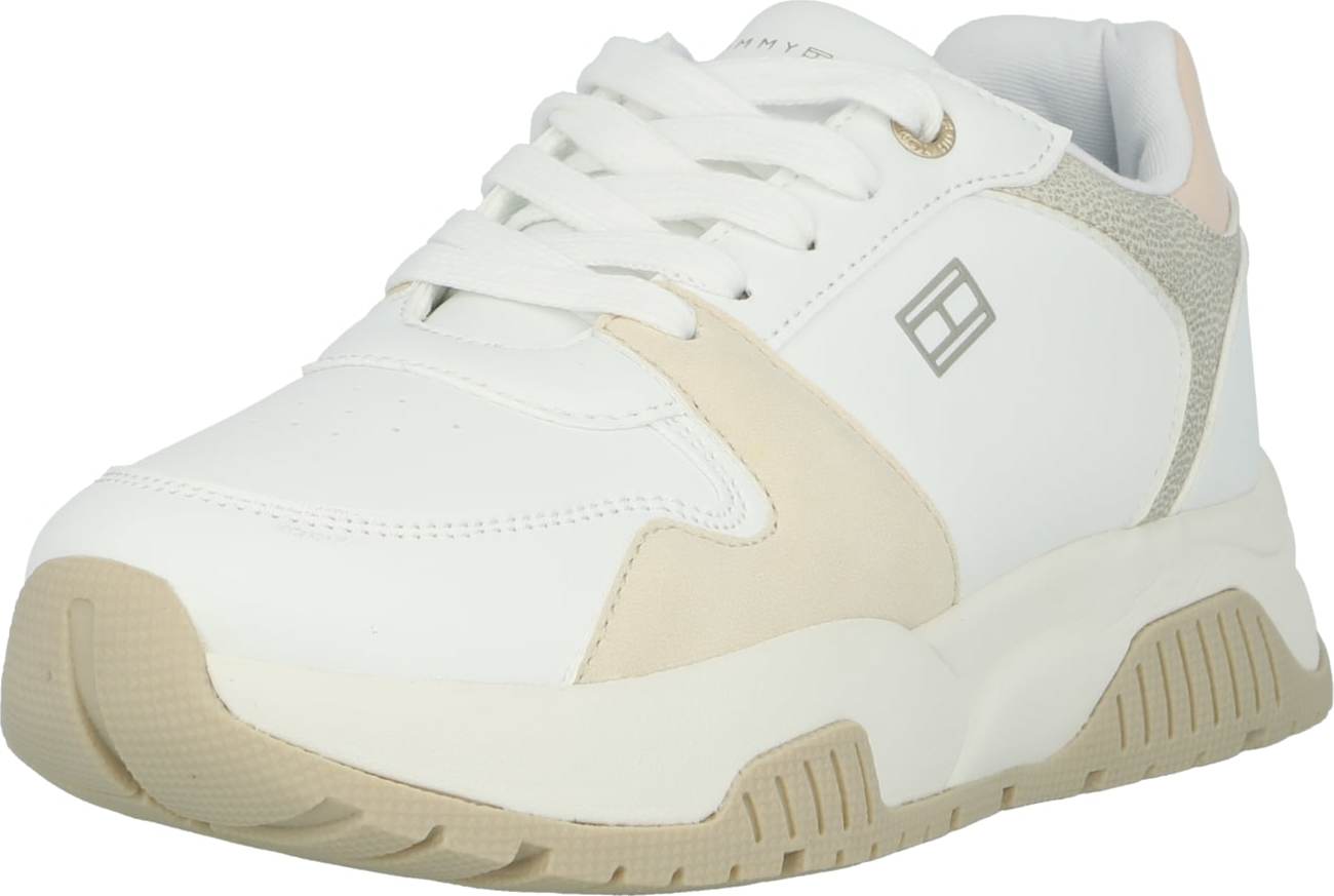 Tenisky Tommy Hilfiger šedá / růžová / bílá