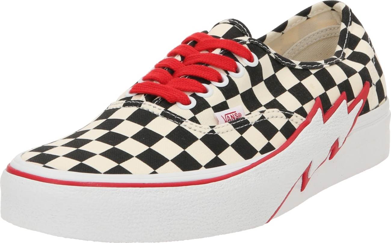 Tenisky Vans červená / černá / přírodní bílá