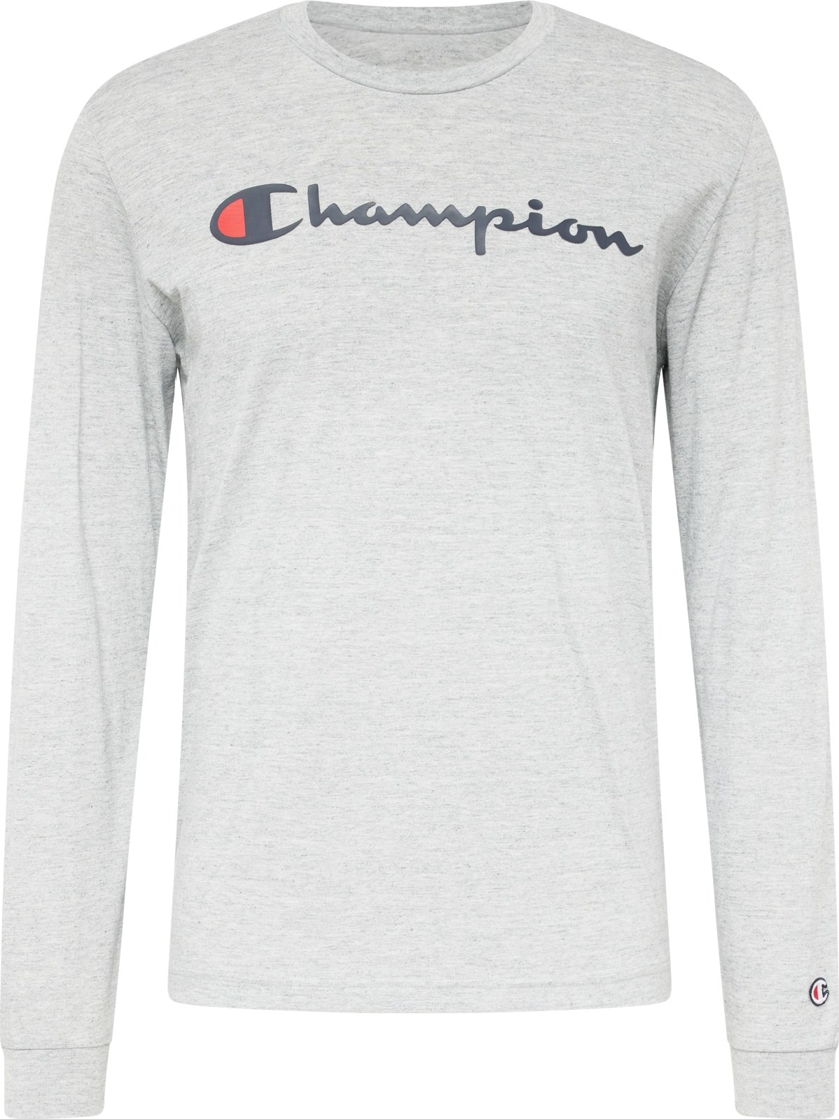 Tričko 'Classic' Champion Authentic Athletic Apparel tmavě modrá / šedý melír / oranžově červená