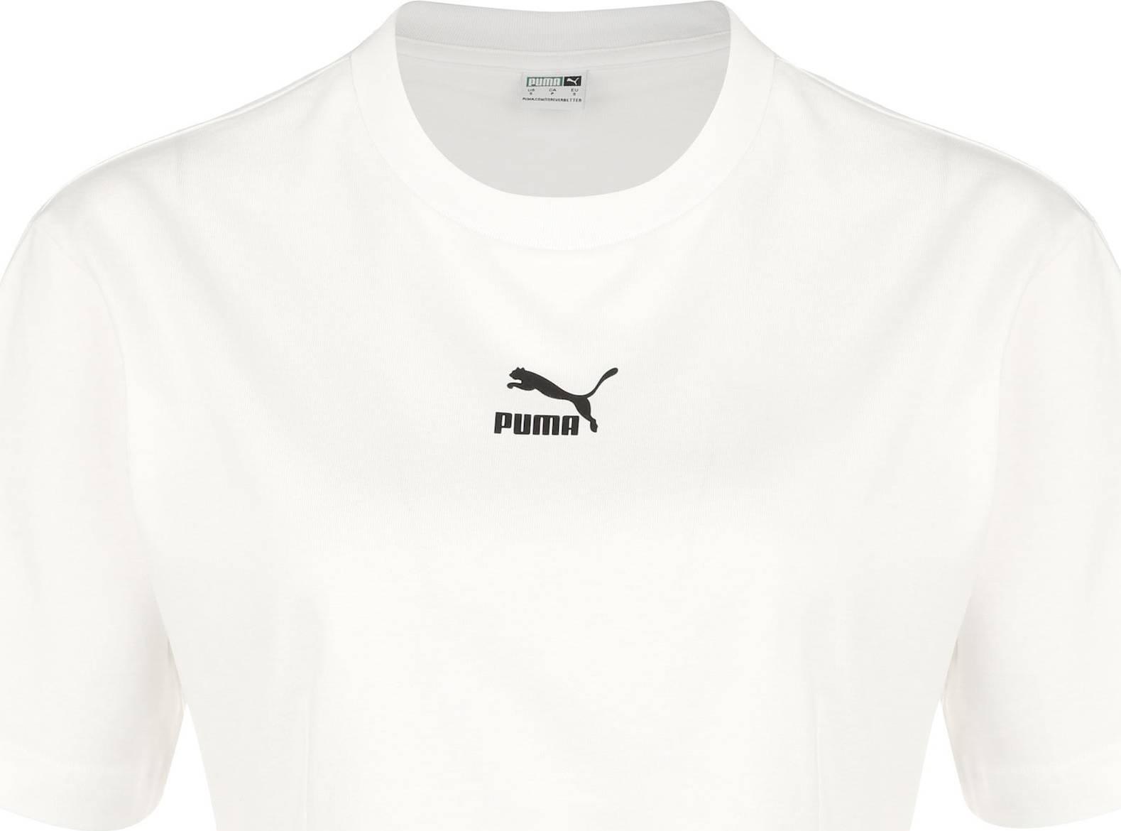 Tričko 'Dare To' Puma černá / bílá