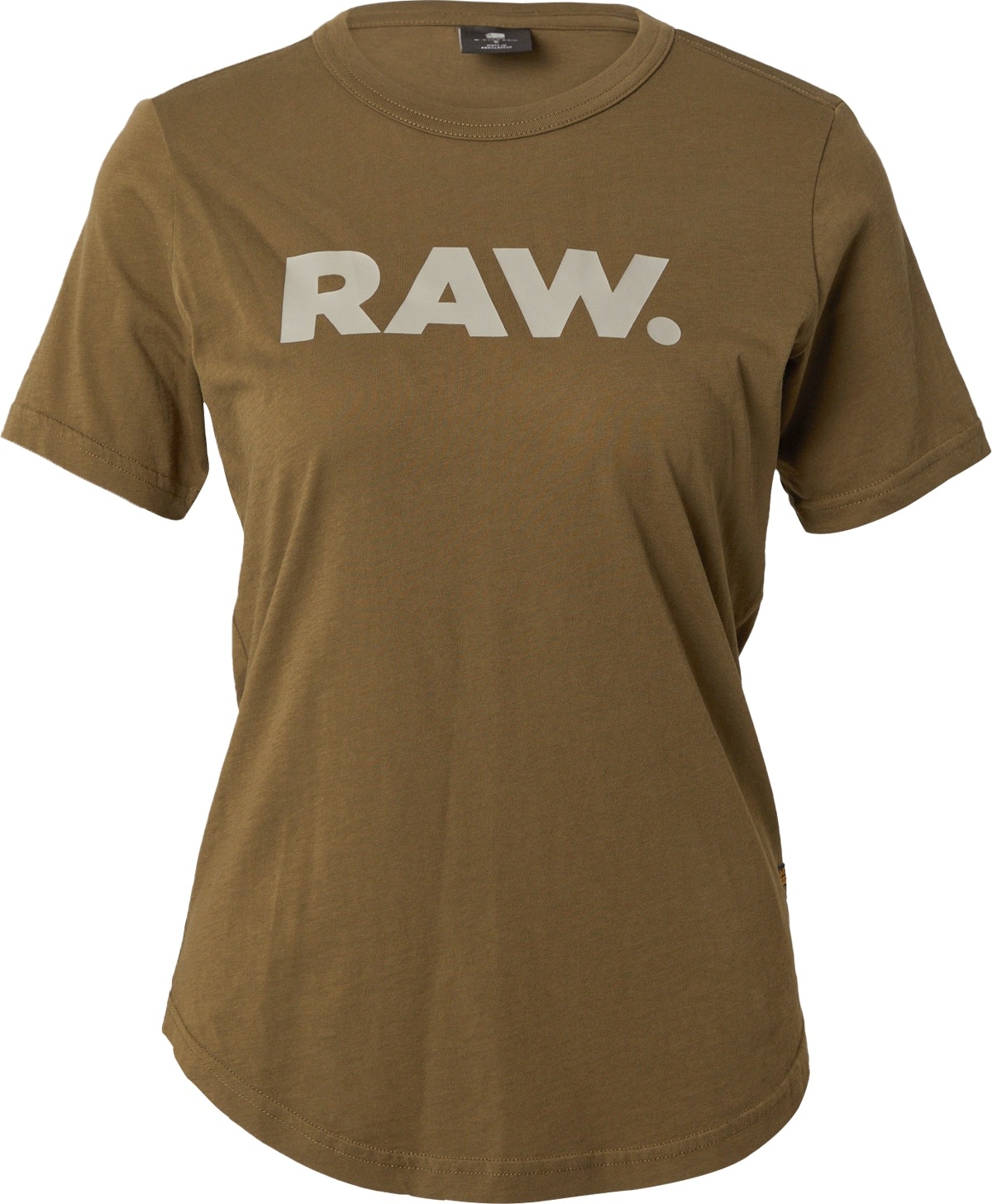 Tričko G-Star Raw šedá / olivová