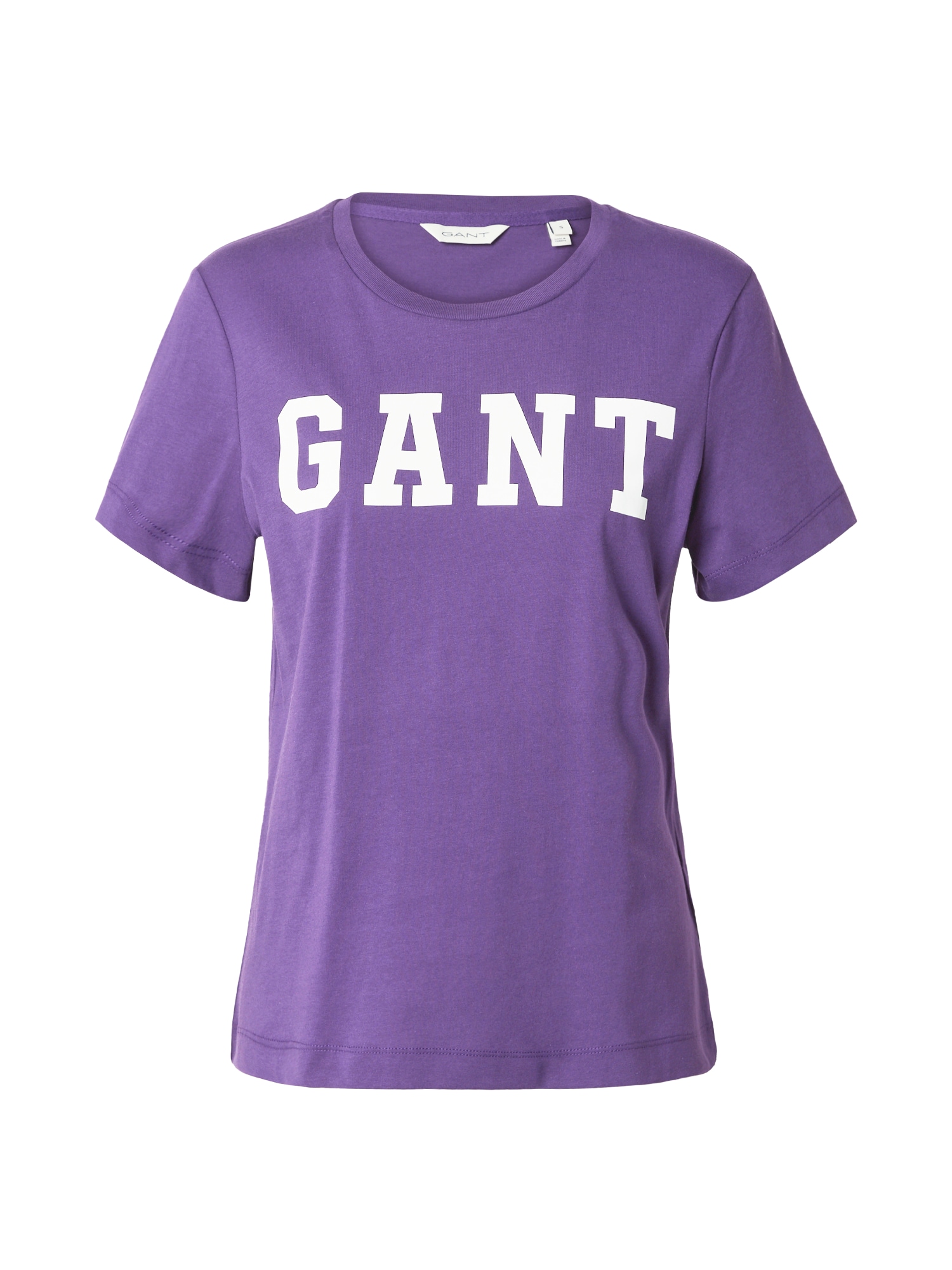 Tričko Gant fialová / bílá
