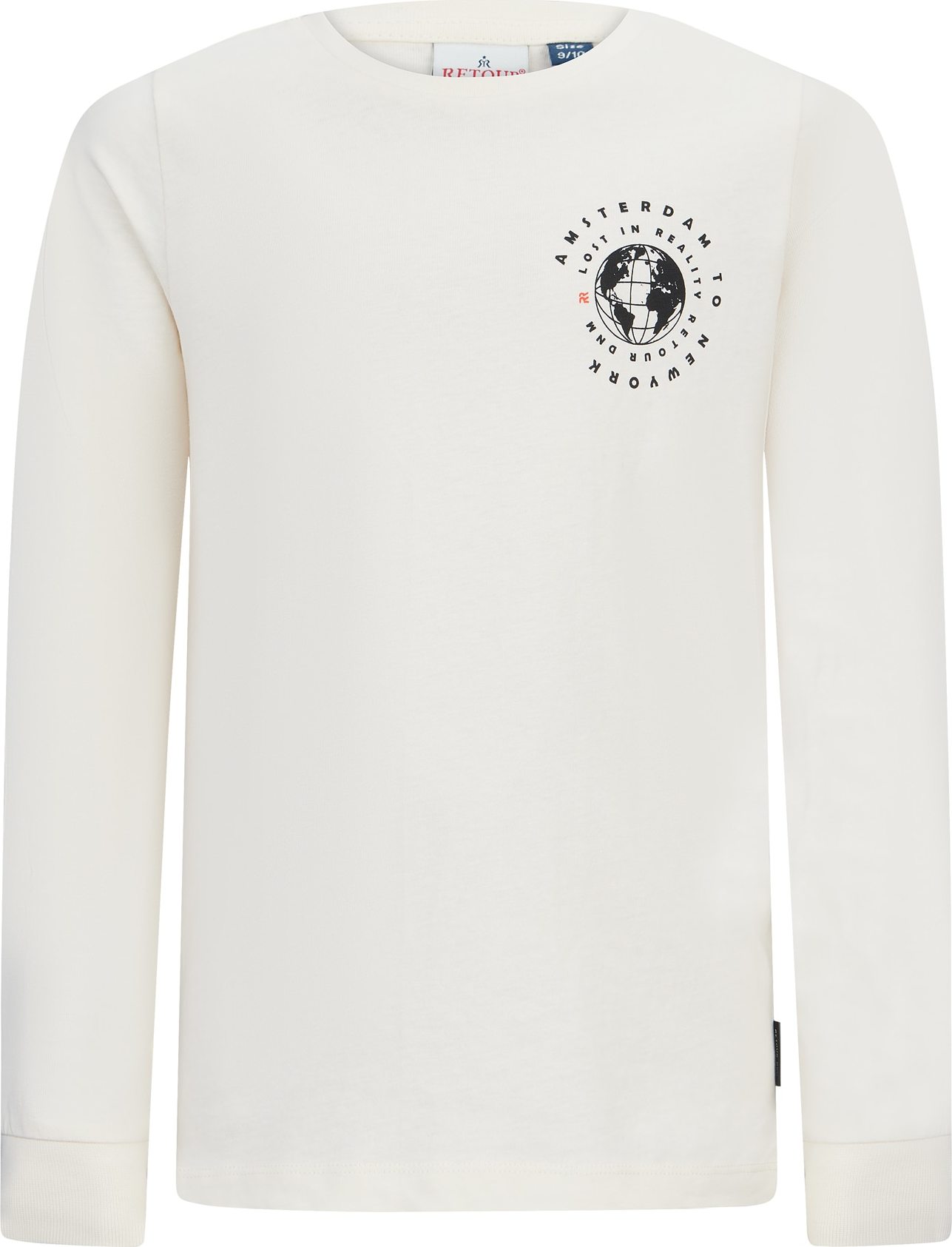 Tričko 'Jorrit' Retour Jeans krémová / černá