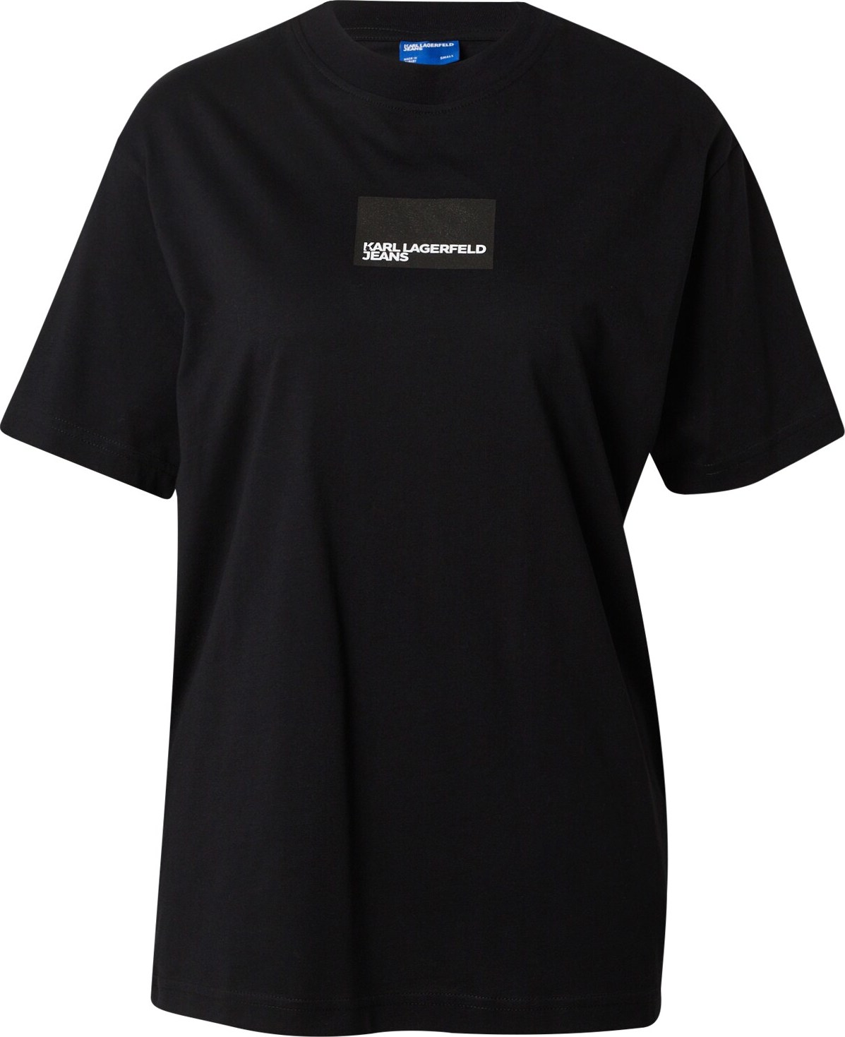 Tričko KARL LAGERFELD JEANS černá / bílá