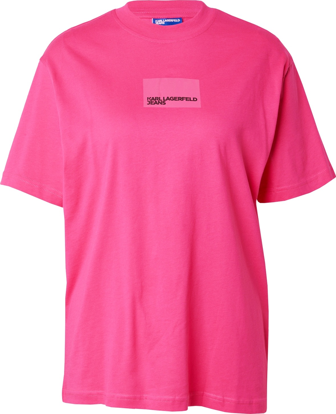 Tričko KARL LAGERFELD JEANS pink / růžová / černá