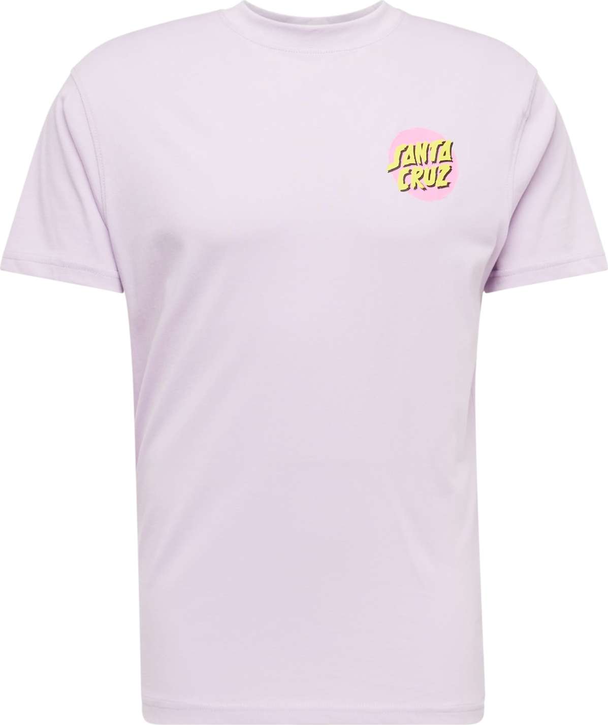 Tričko 'McCoy Dog' Santa Cruz světlemodrá / lenvandulová / černá / bílá