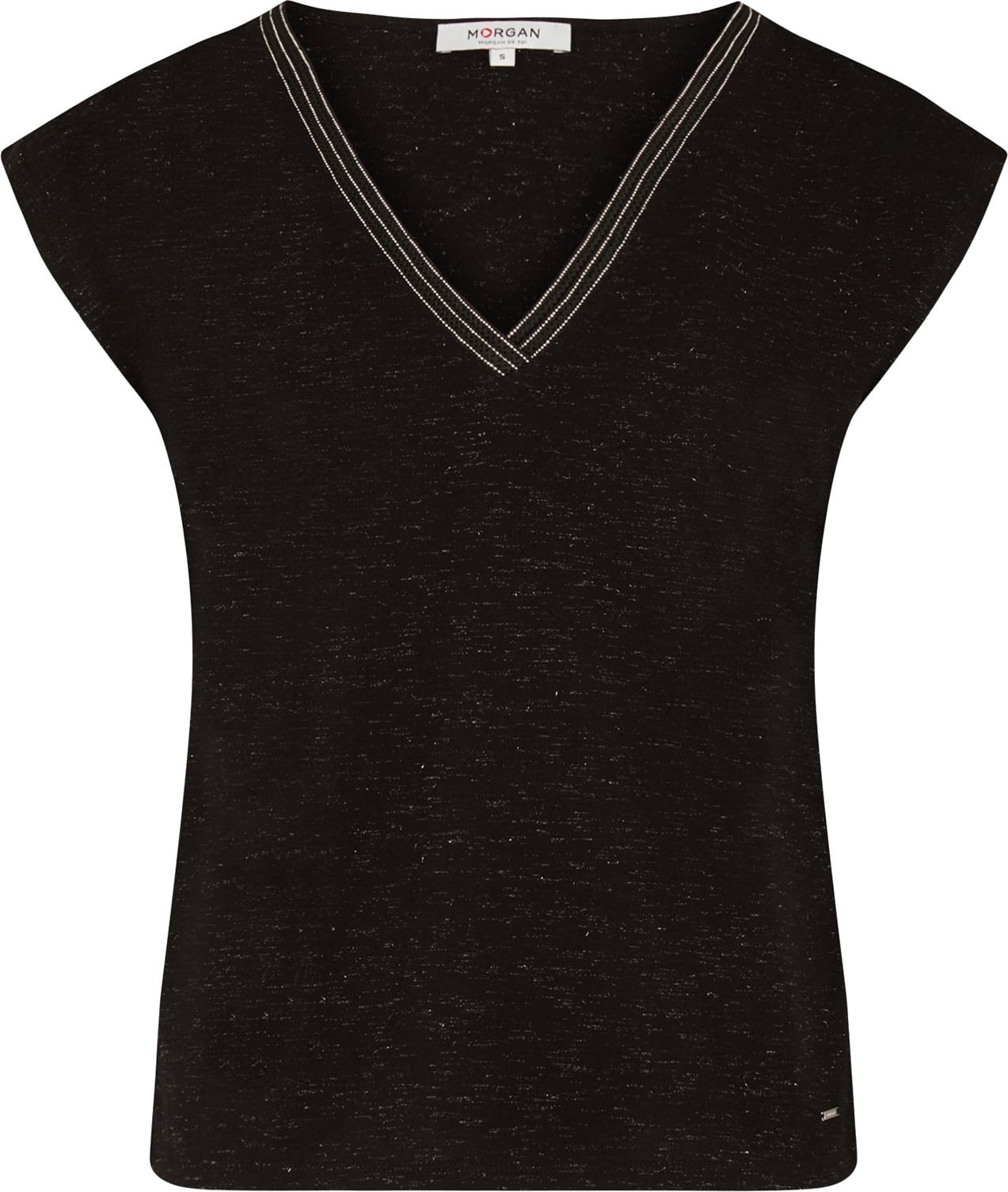 Tričko Morgan zlatá / černá