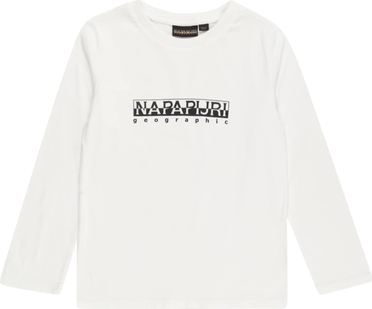 Tričko Napapijri černá / bílá