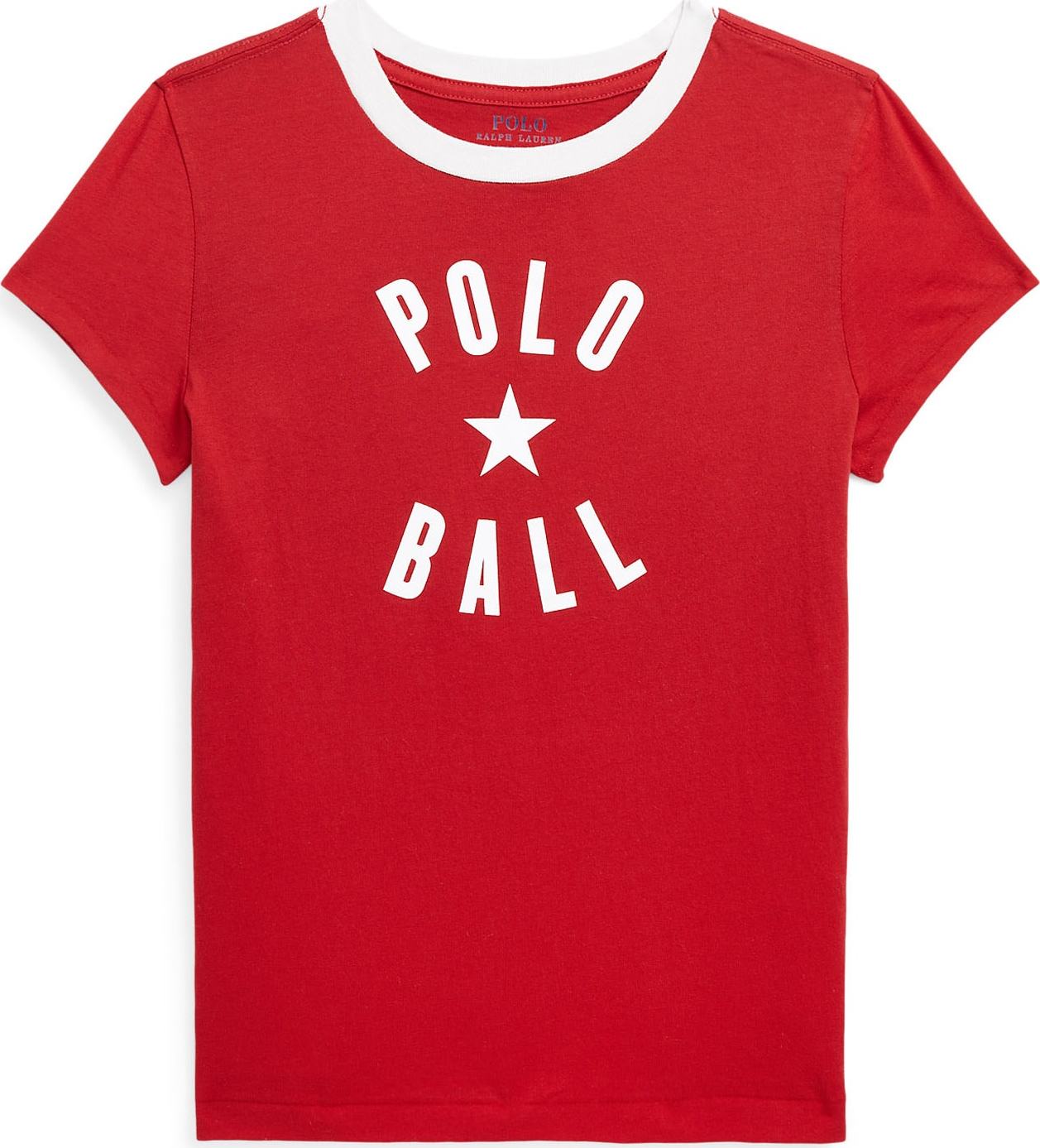 Tričko Polo Ralph Lauren červená / bílá