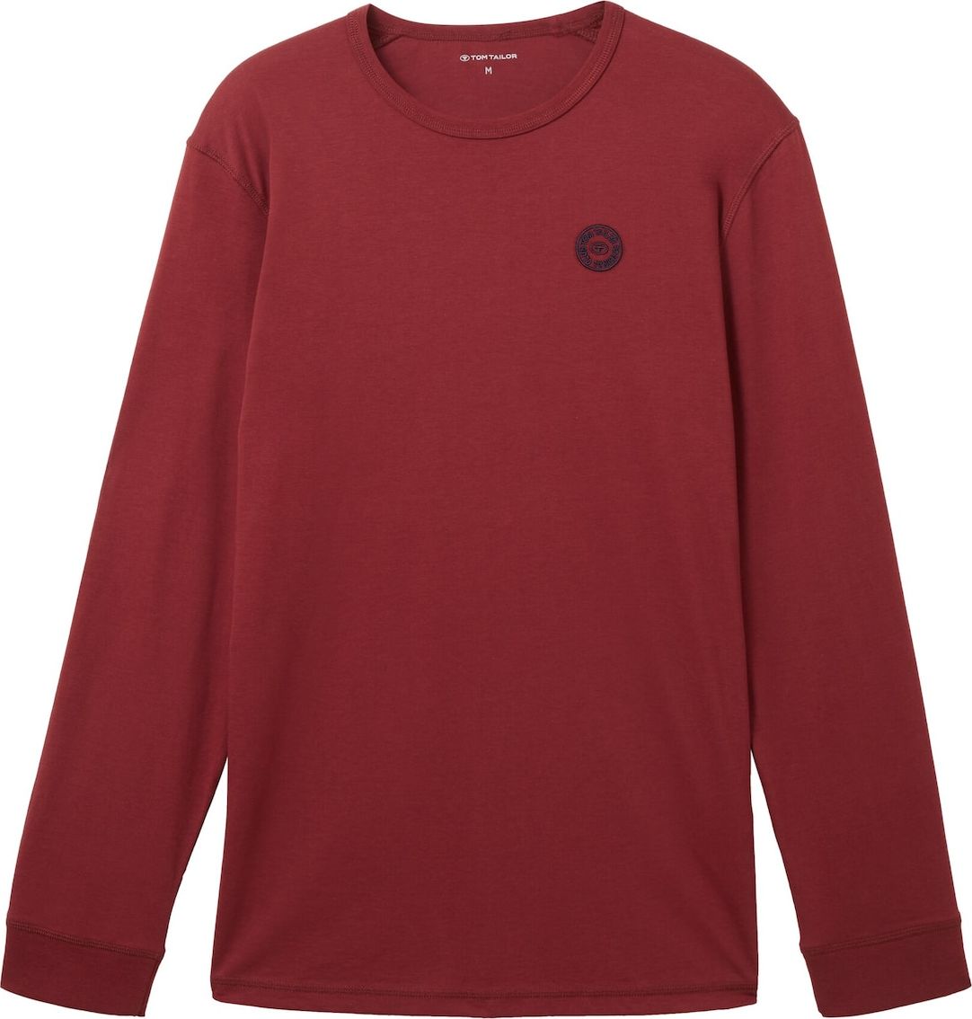 Tričko Tom Tailor karmínově červené