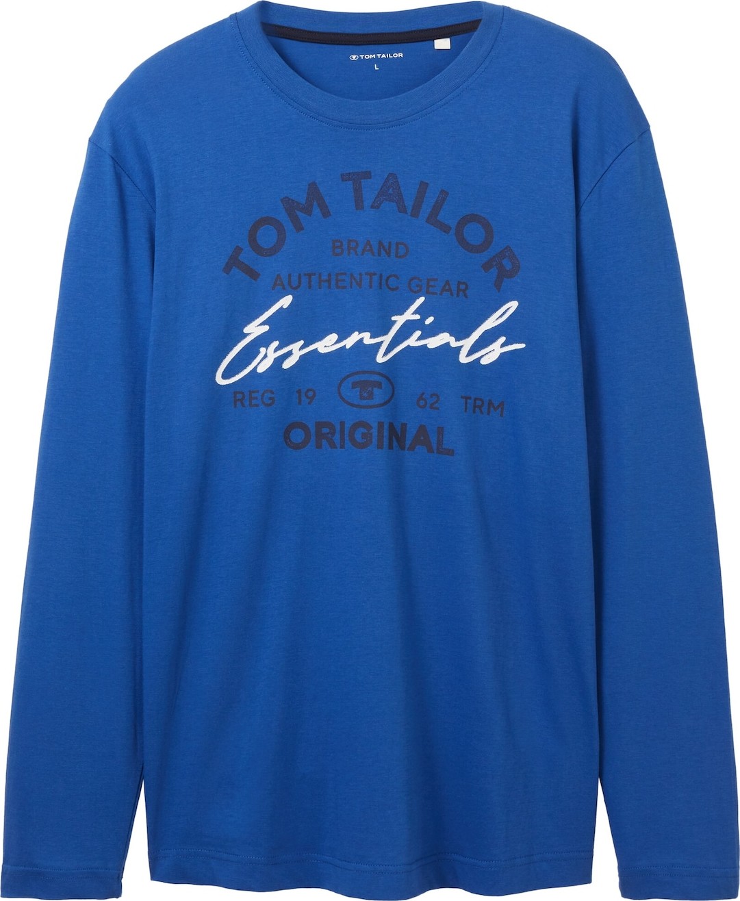 Tričko Tom Tailor námořnická modř / královská modrá / bílá