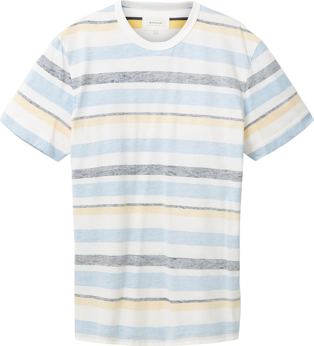 Tričko Tom Tailor světlemodrá / tmavě modrá / pastelově žlutá / bílá