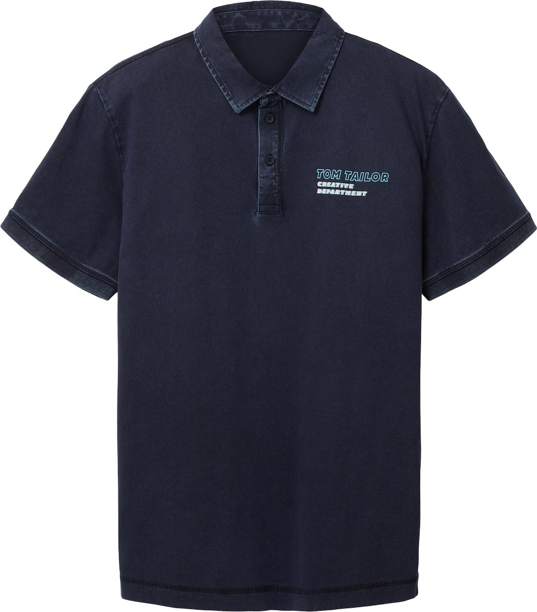 Tričko Tom Tailor tmavě modrá / nefritová / bílá