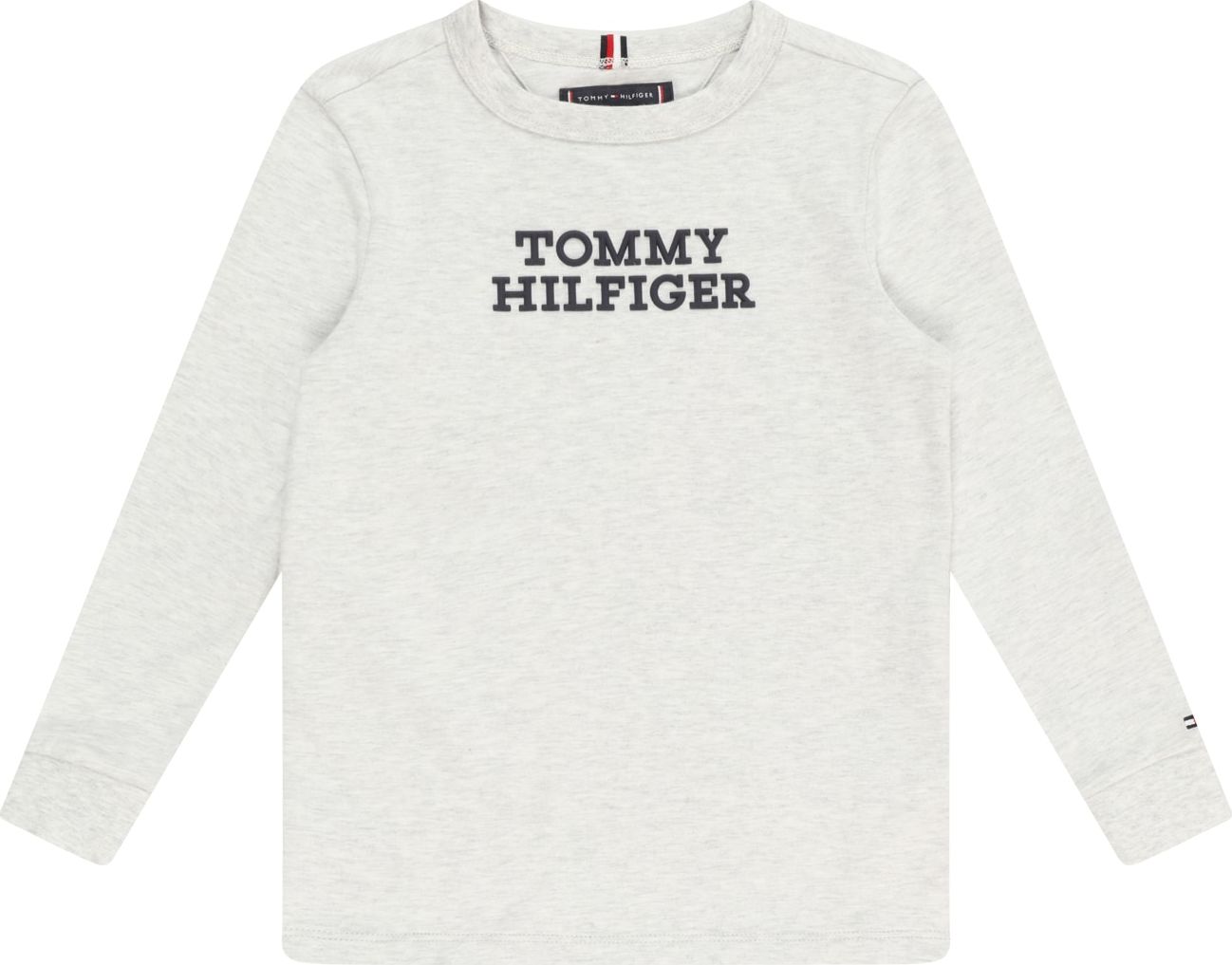 Tričko Tommy Hilfiger šedý melír / černá