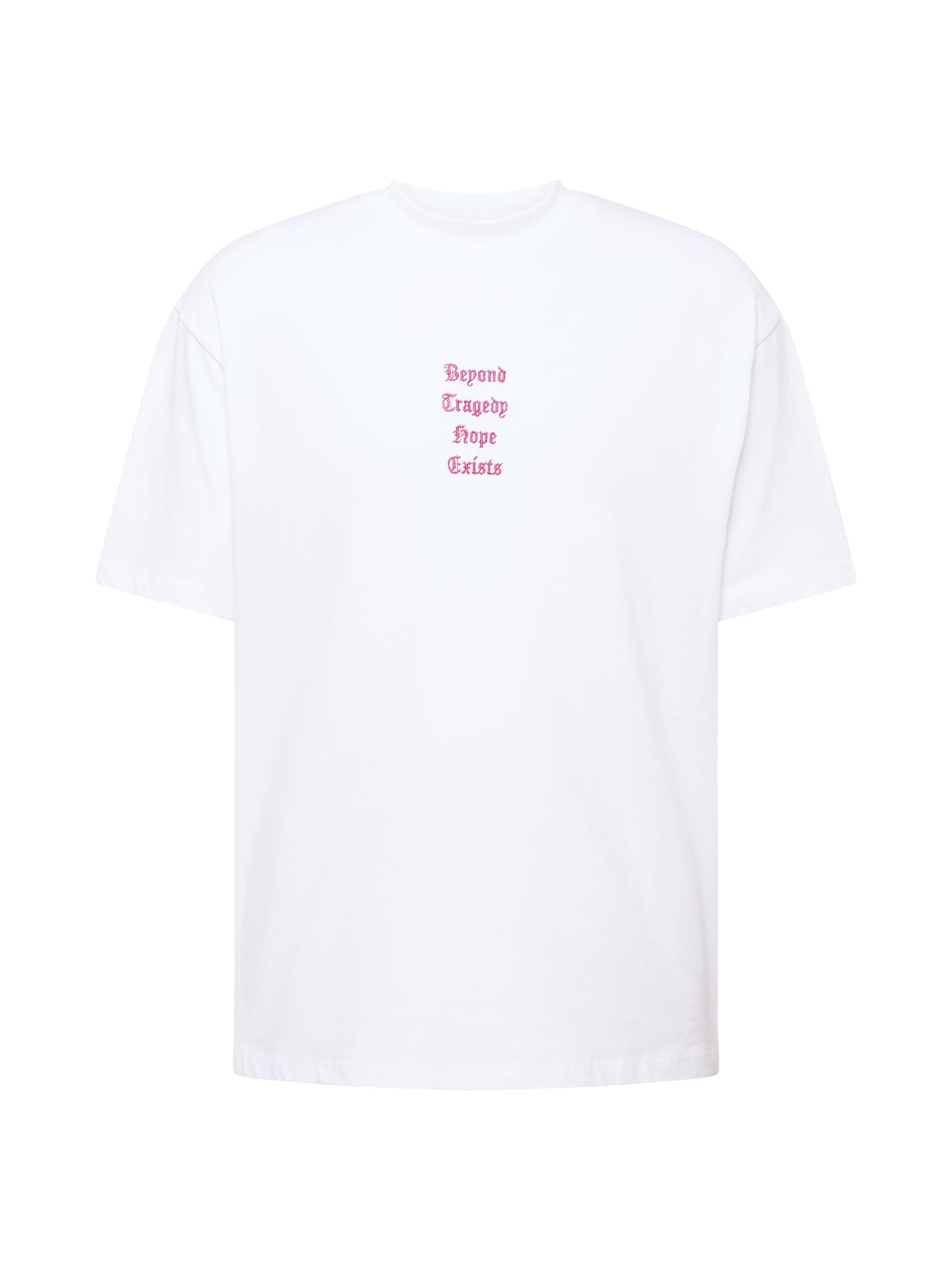Tričko Topman tmavě růžová / bílá