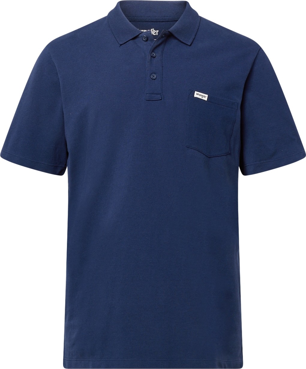 Tričko Wrangler námořnická modř / offwhite