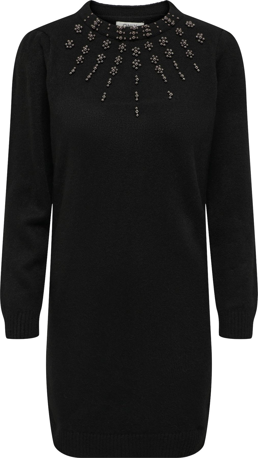 Úpletové šaty 'BRIANNA' Only šedá / černá