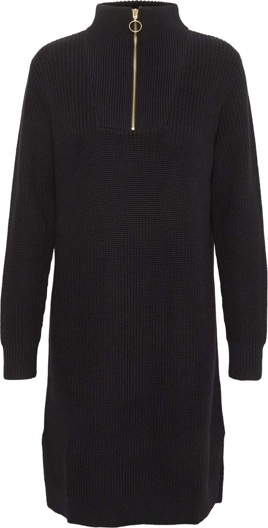 Úpletové šaty 'Lioa' Kaffe černá