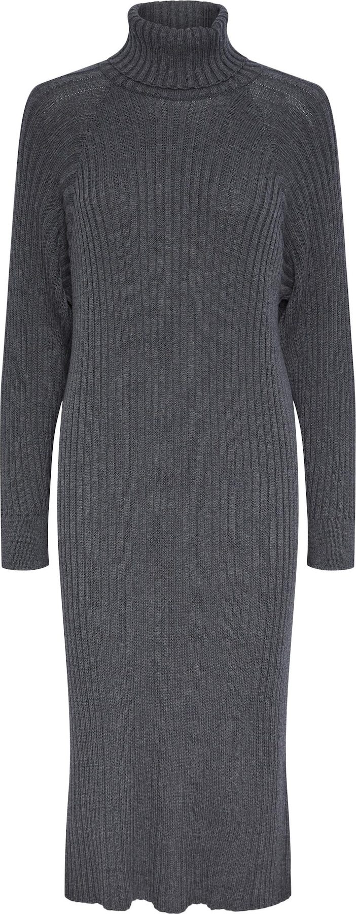 Úpletové šaty 'MAVI' Y.A.S tmavě šedá