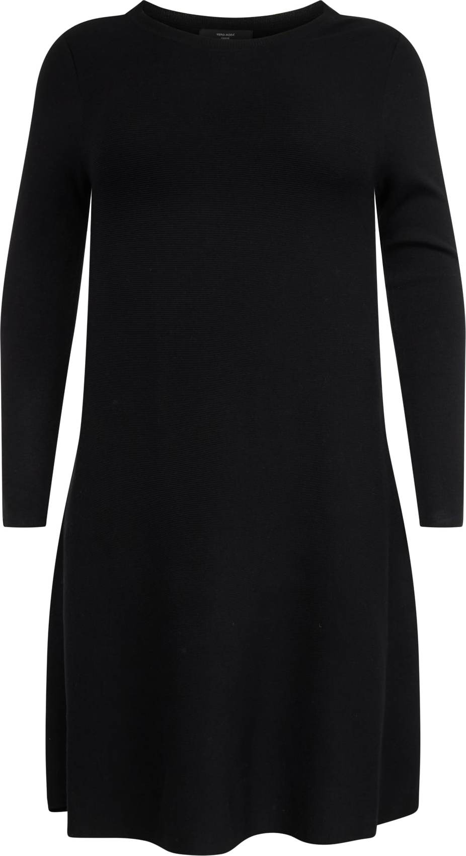 Úpletové šaty 'NANCY' Vero Moda Curve černá