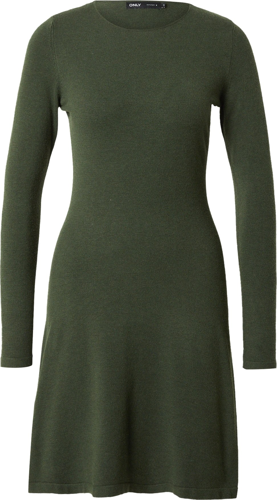 Úpletové šaty 'NEW DALLAS' Only tmavě zelená
