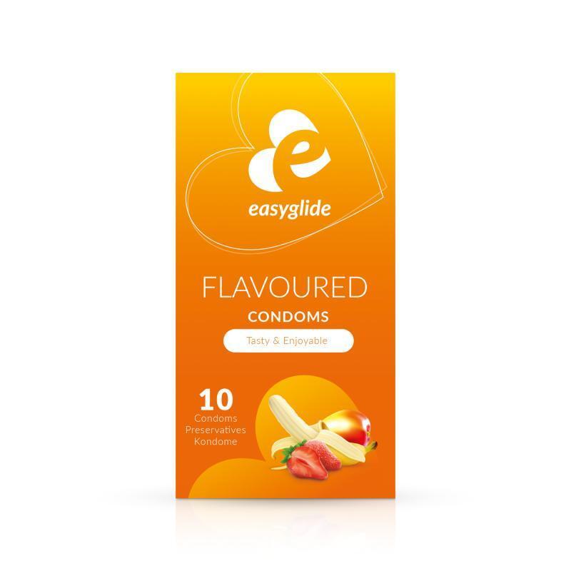 EasyGlide Flavored kondomy 10 ks EasyGlide