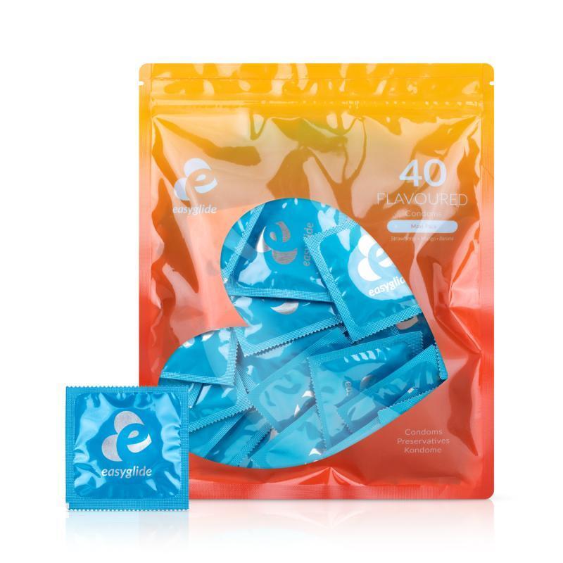 EasyGlide Flavored kondomy 40 ks EasyGlide
