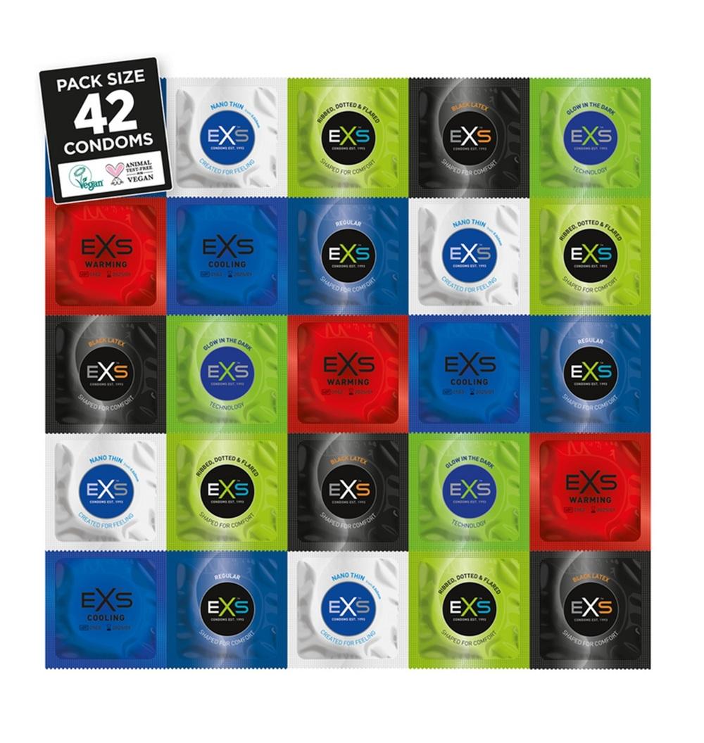 EXS Variety Pack 2 Kondomy 42 ks EXS
