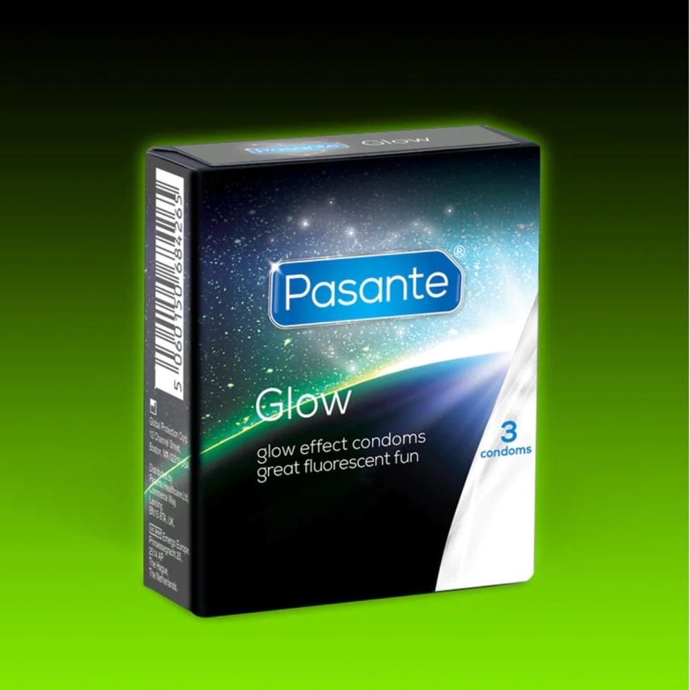 Pasante kondomy Glow 3 ks Pasante