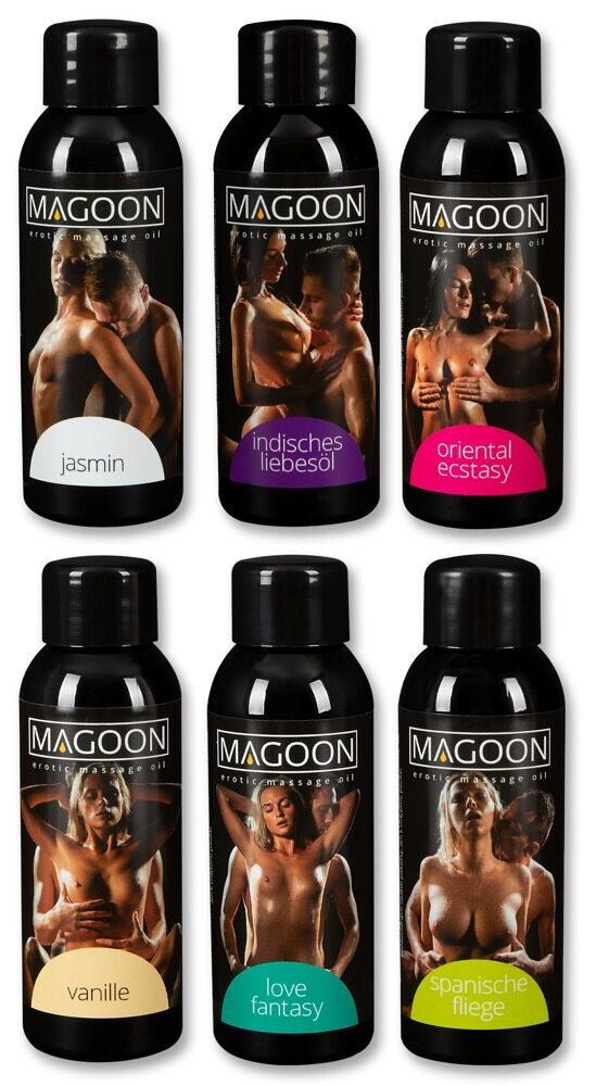 MAGOON Testovací sada masážních olejů 6 x 50 ml Magoon