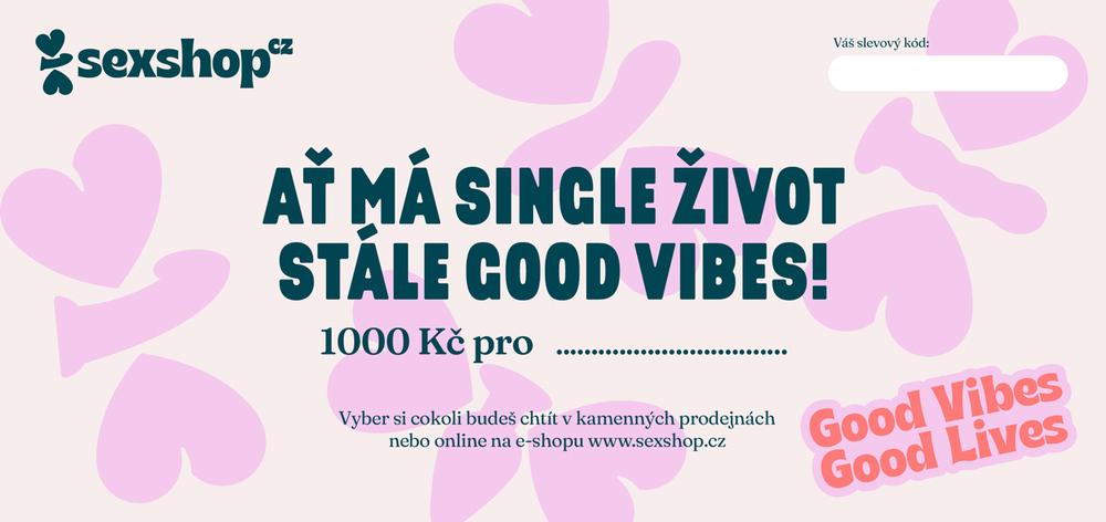 Dárkový poukaz pro singles v hodnotě 1000 Kč Virtshop
