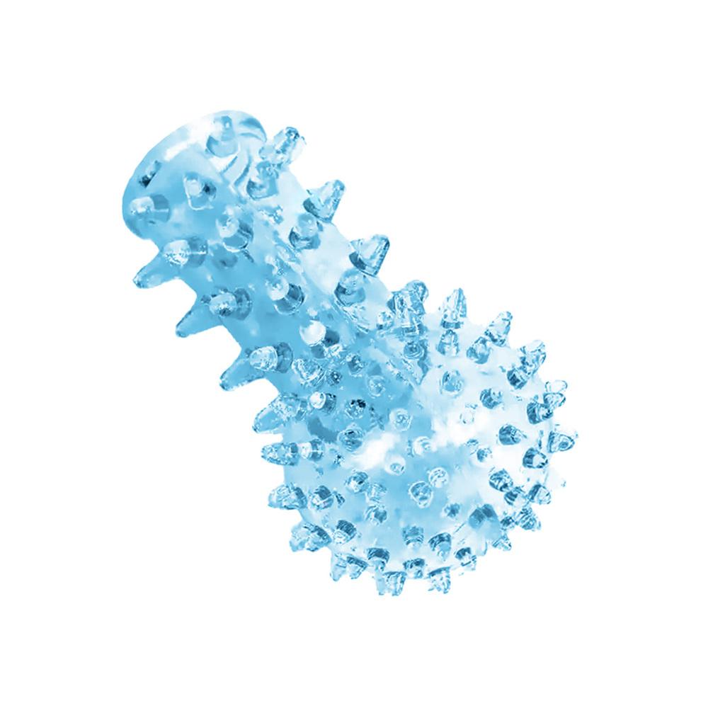 BASIC X TouchMe - stimulační návlek na prst a vibrátor modrý BASIC X