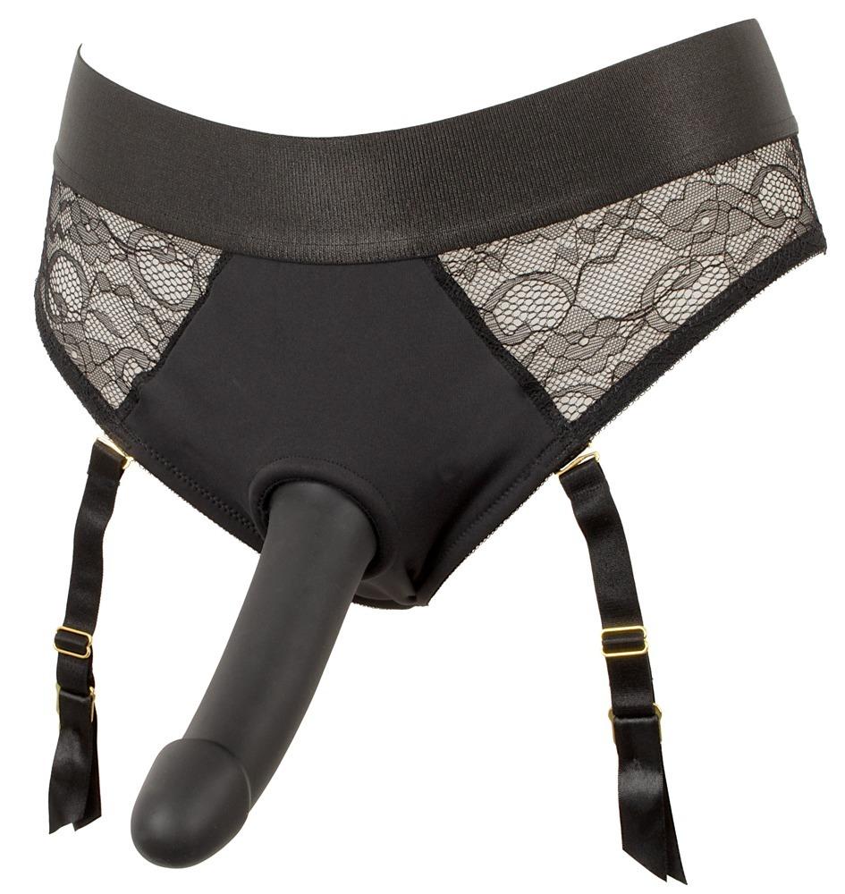 Strap-on set kalhotky a dildo - černý You2Toys