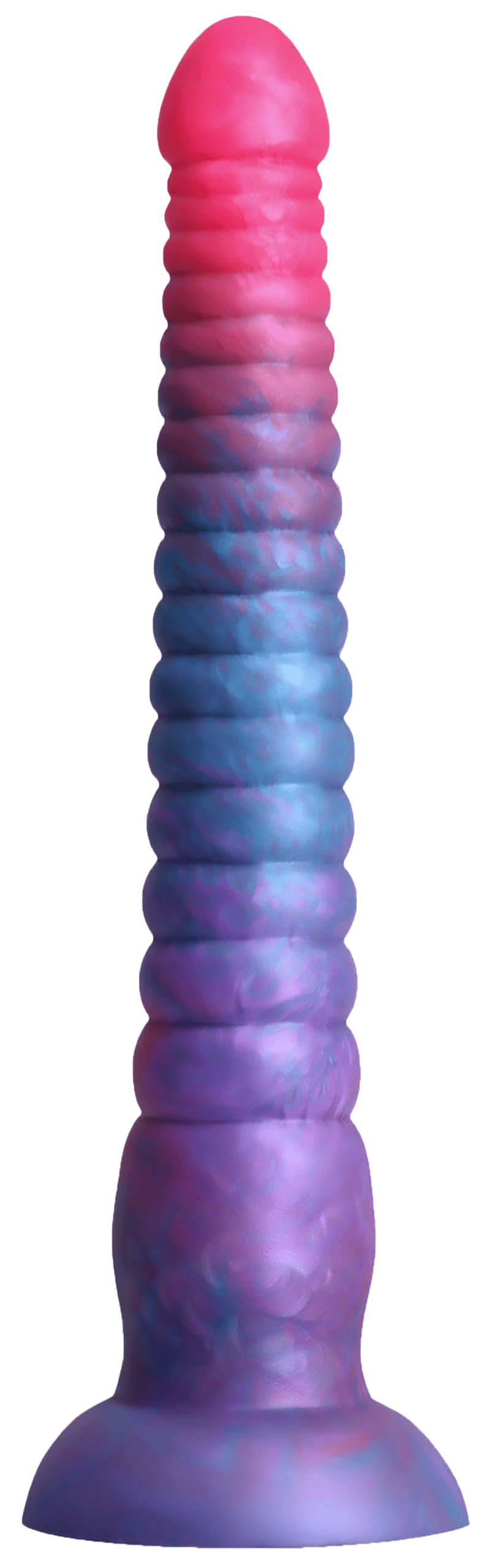 Colours Stacked dildo 23 cm - růžová/modrá Ns Novelties