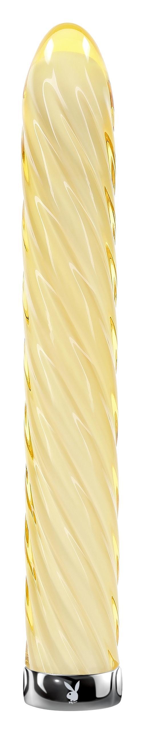 Playboy Twist of Fate vibrátor - žlutý Evolved