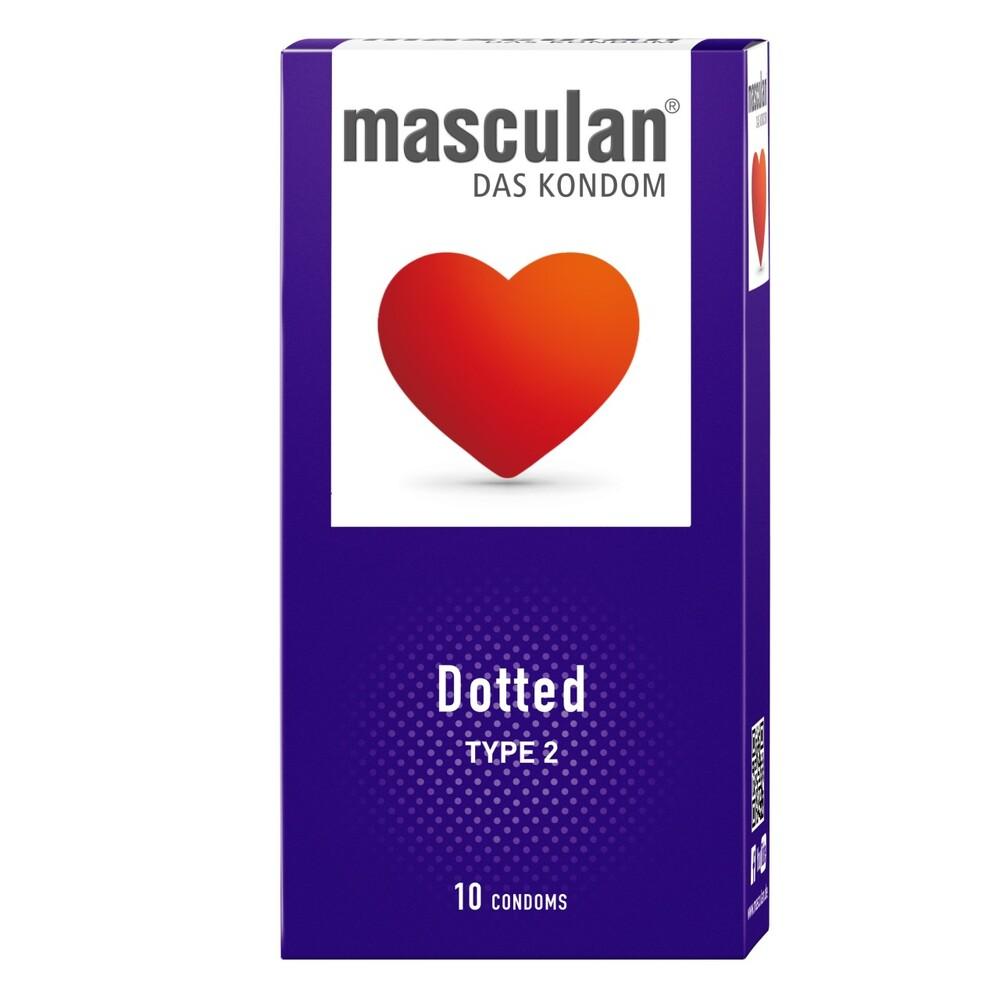 Masculan Dotted type 2 kondomy 10 ks Masculan