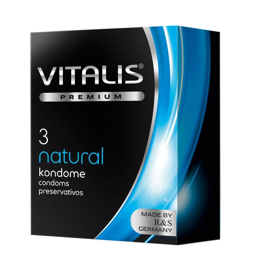Vitalis Premium Natural kondomy 3 ks Vitalis