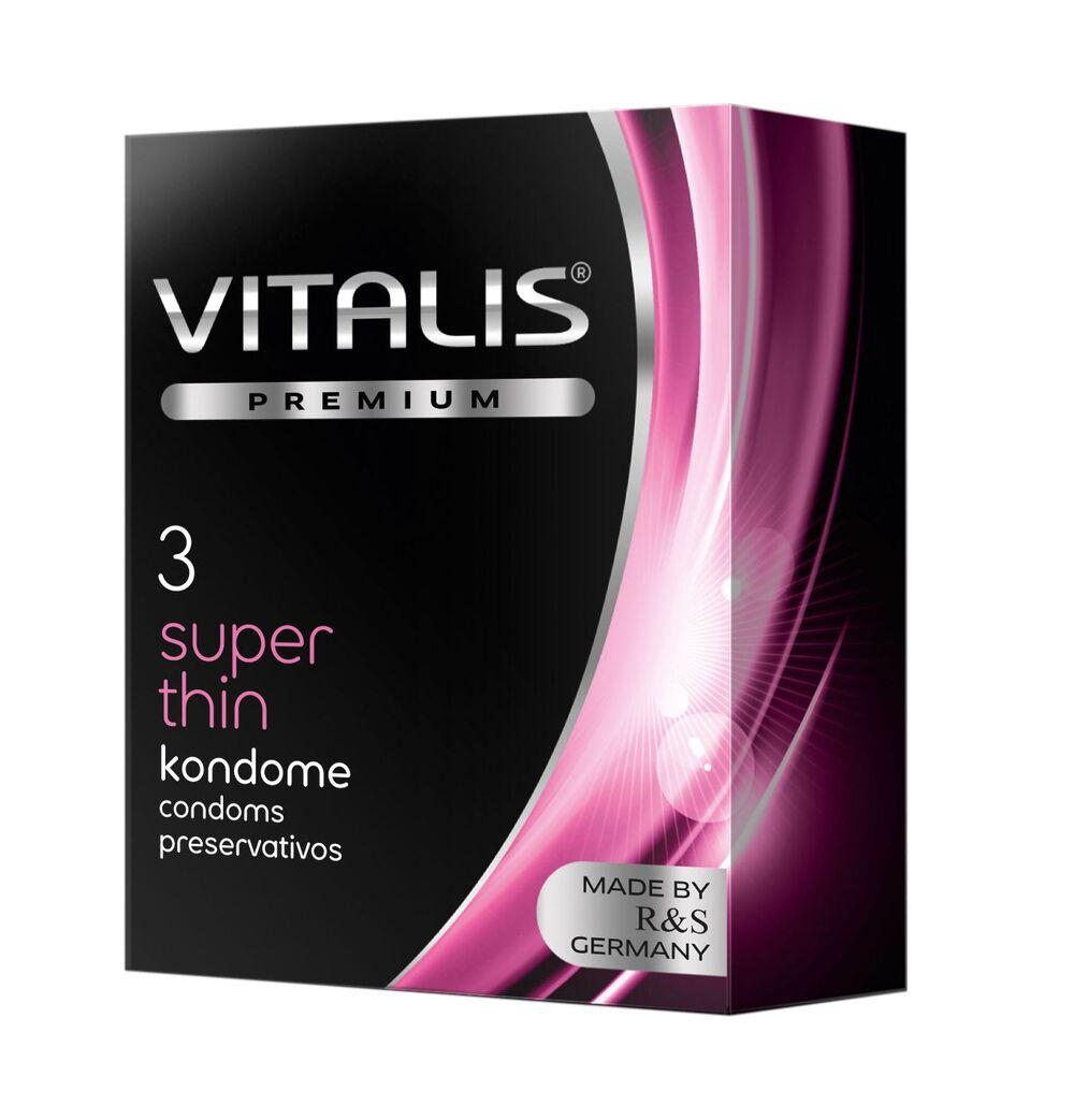 Vitalis Premium Super thin kondomy 3 ks Vitalis